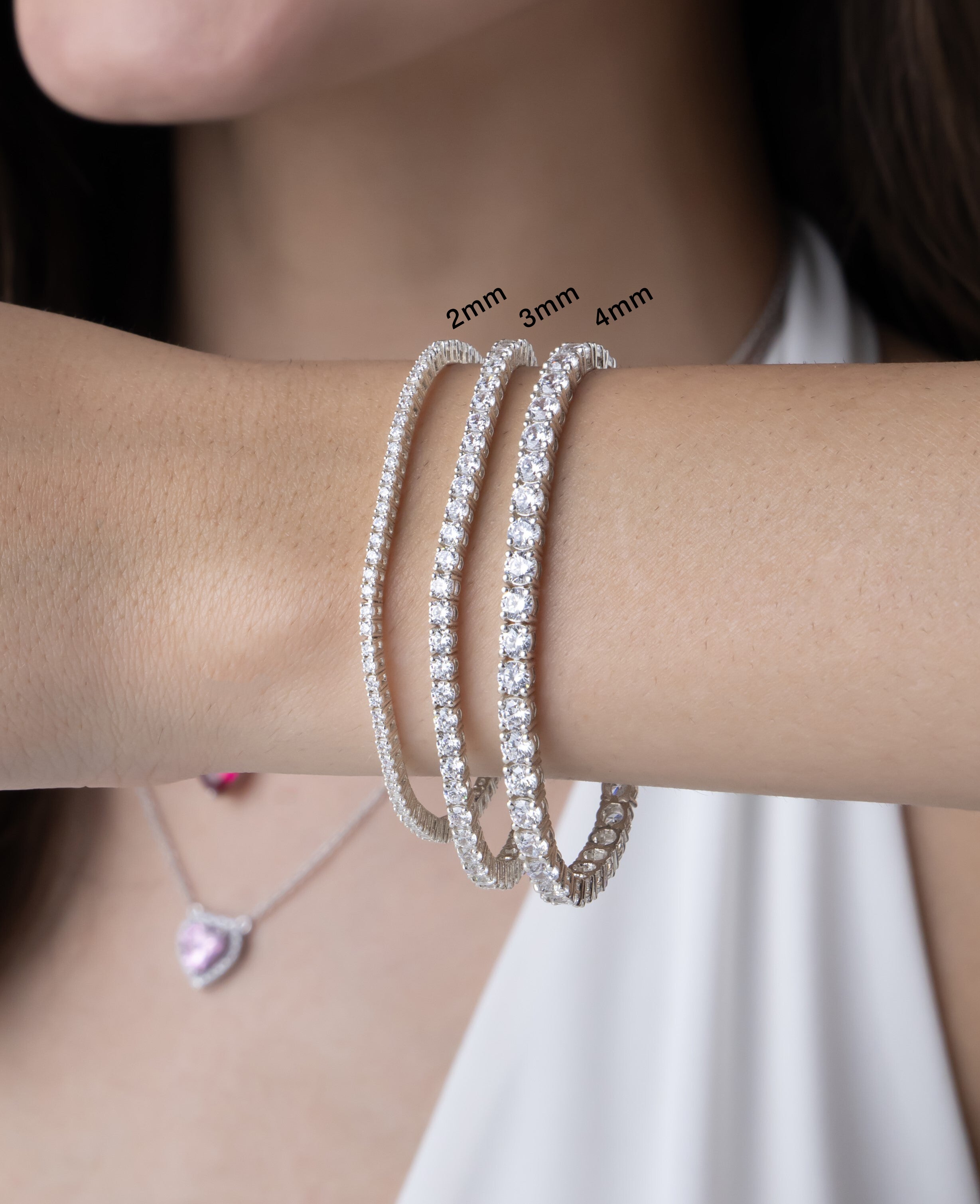 Round Diamond Tennis Bracelet