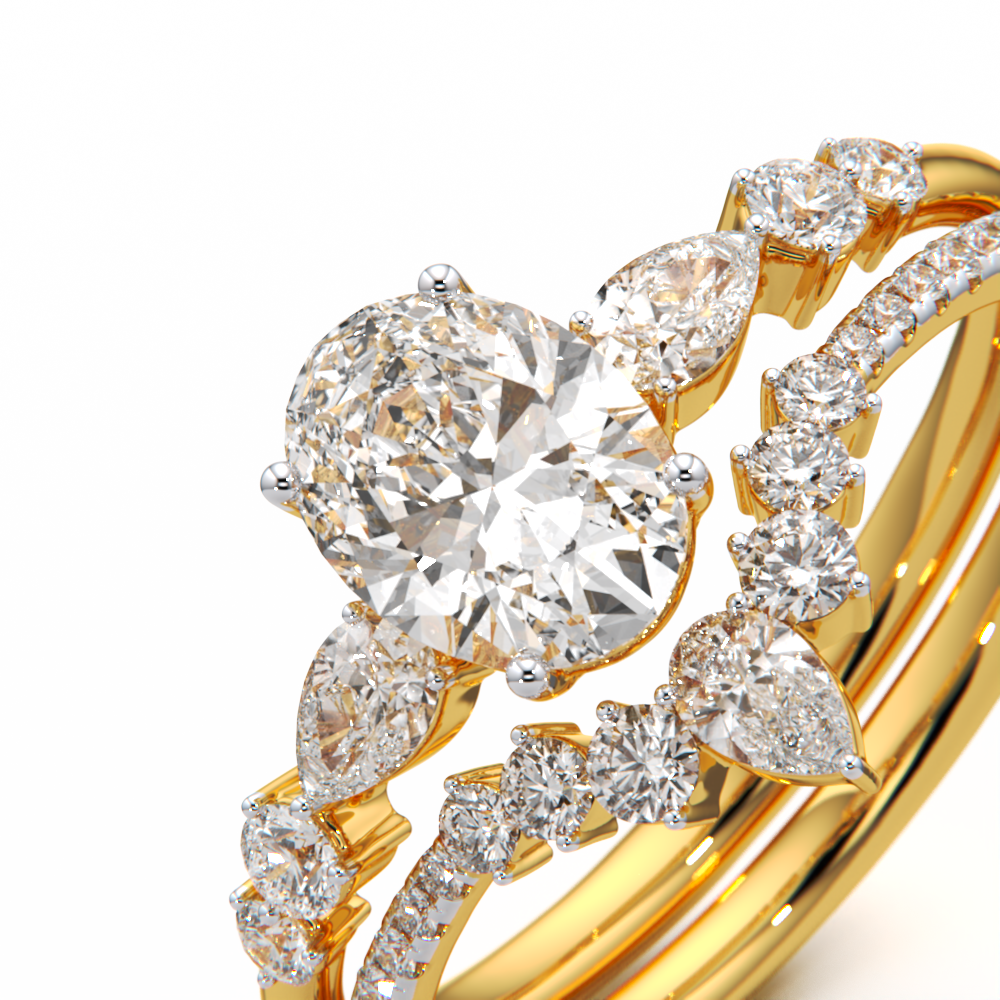 Sparkle Harmony Ring Set