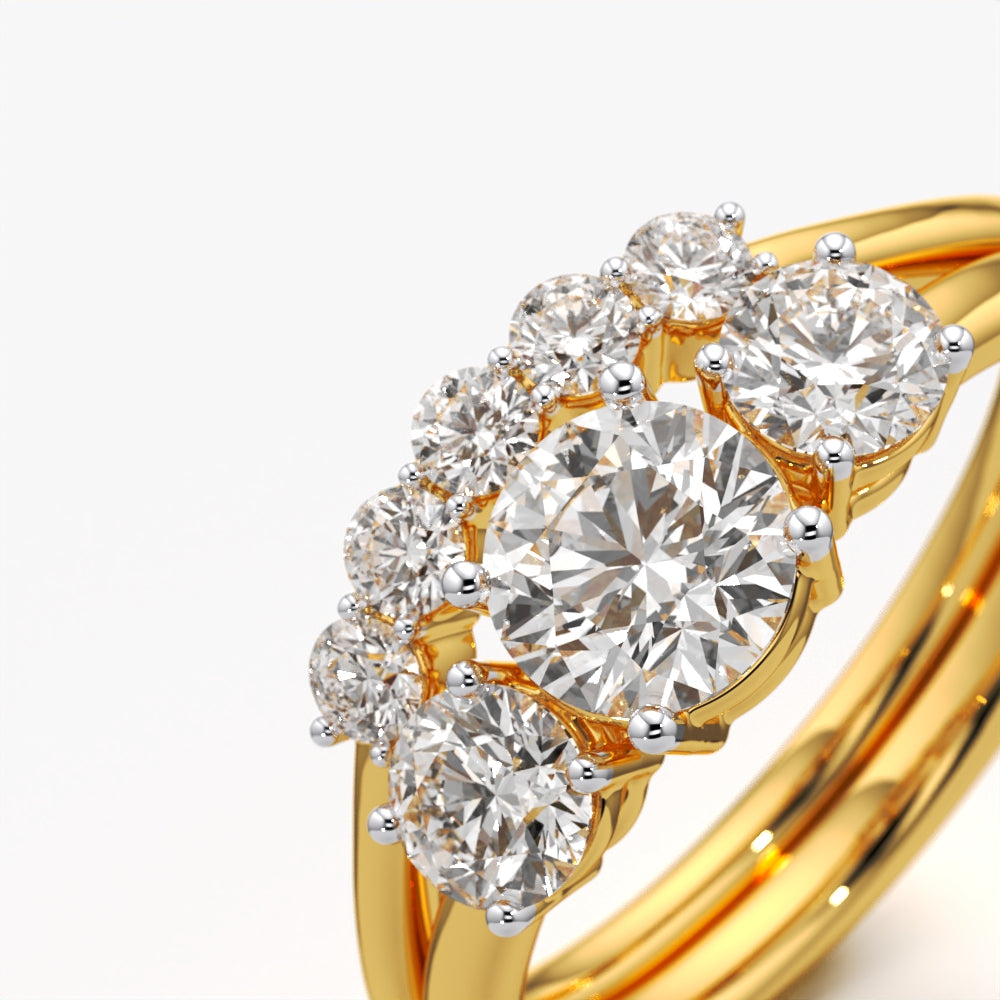 Classic Diamond Duo Ring Set