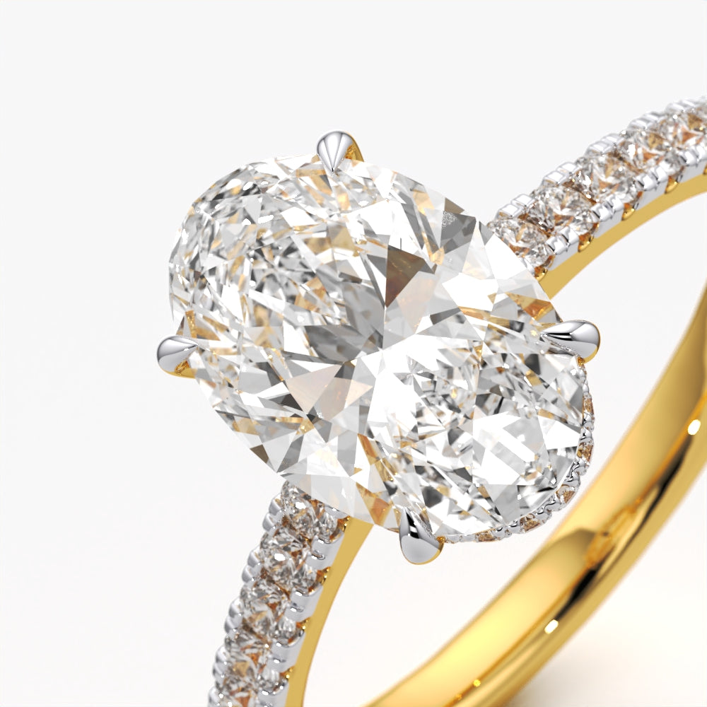 Eternal Spark Oval Diamond Ring