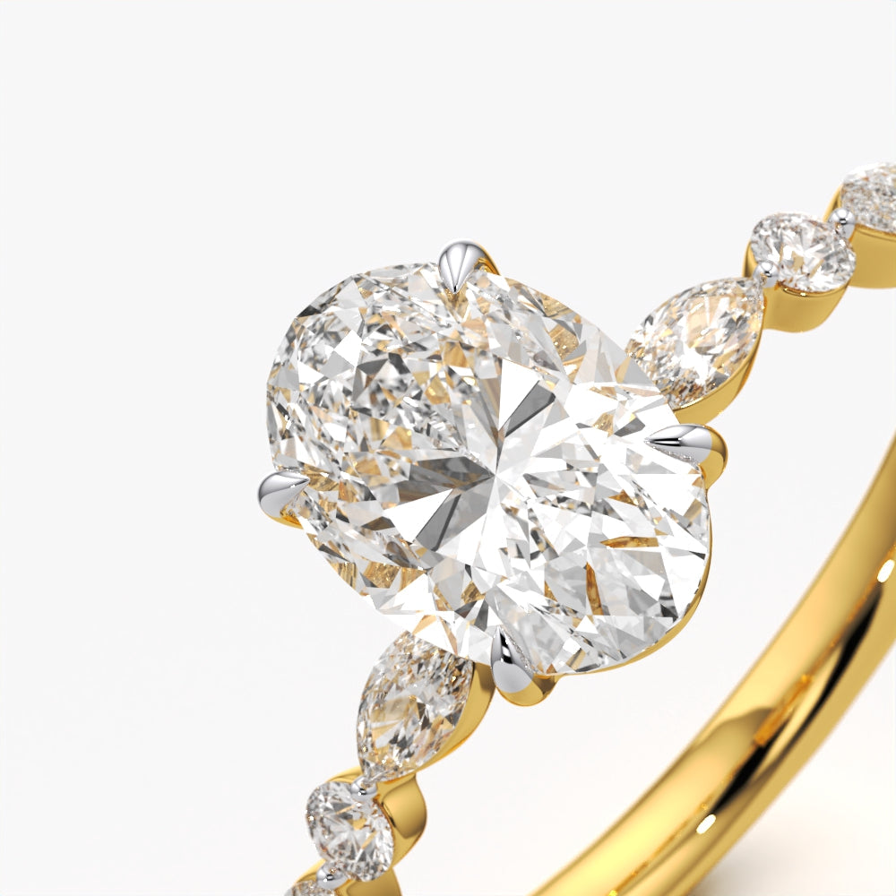 Oval Elegance Diamond Ring