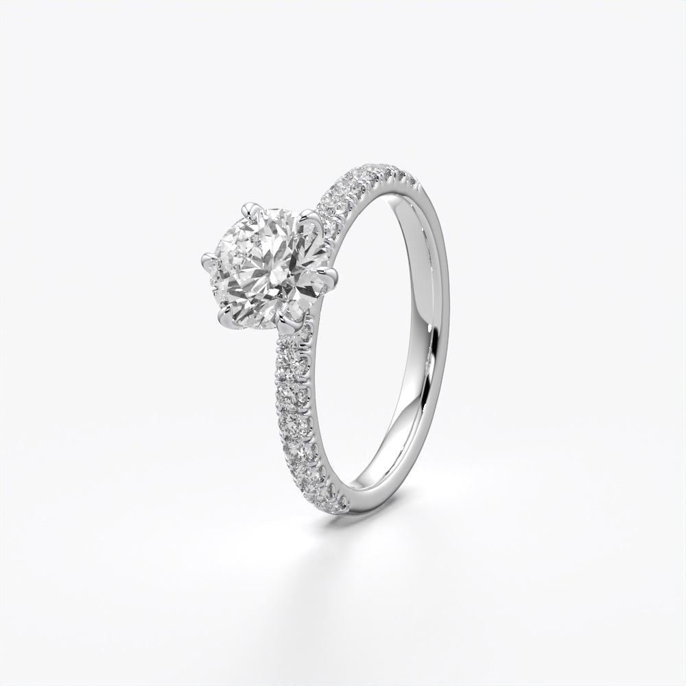 Eternal Spark Round Diamond Ring