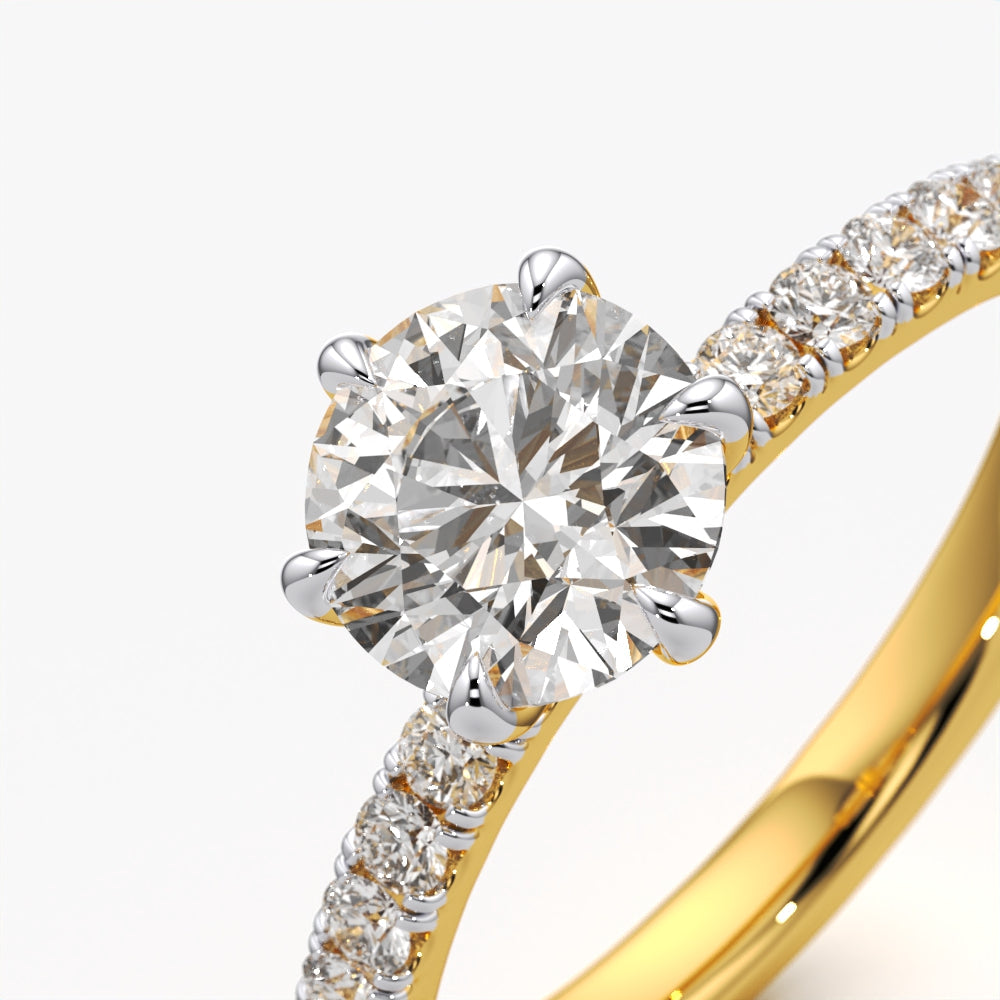Eternal Spark Round Diamond Ring