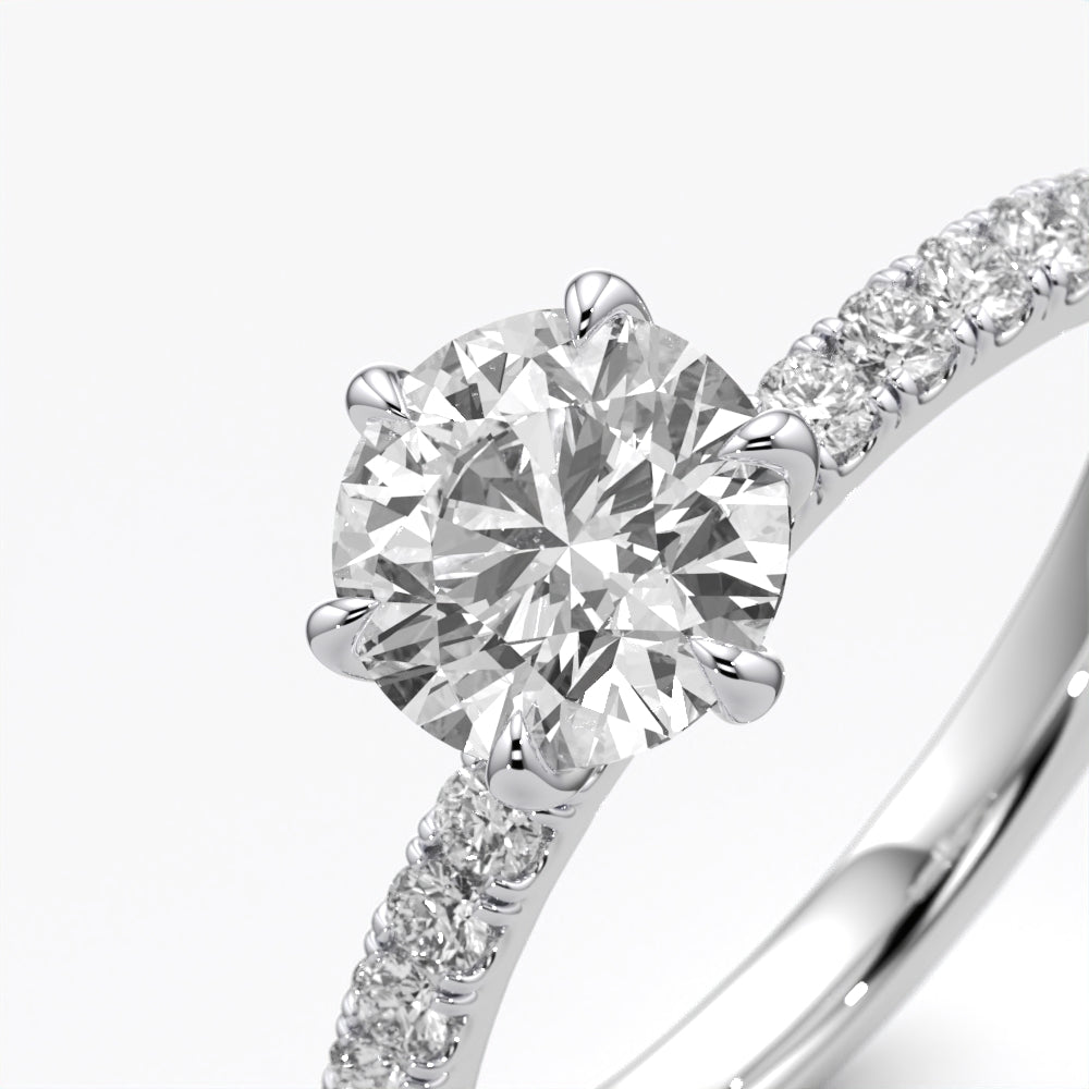 Eternal Spark Round Diamond Ring