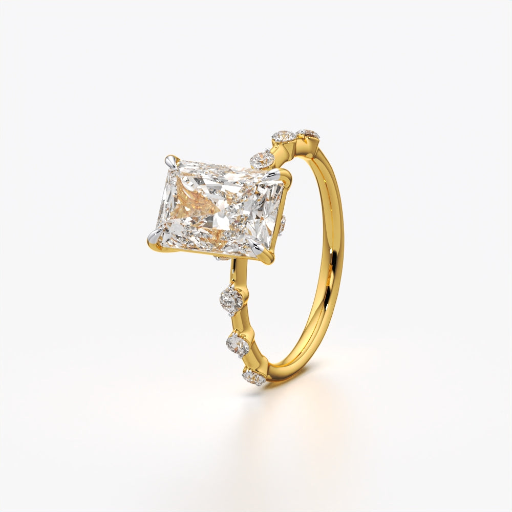 Glow Radiant Droplet Ring