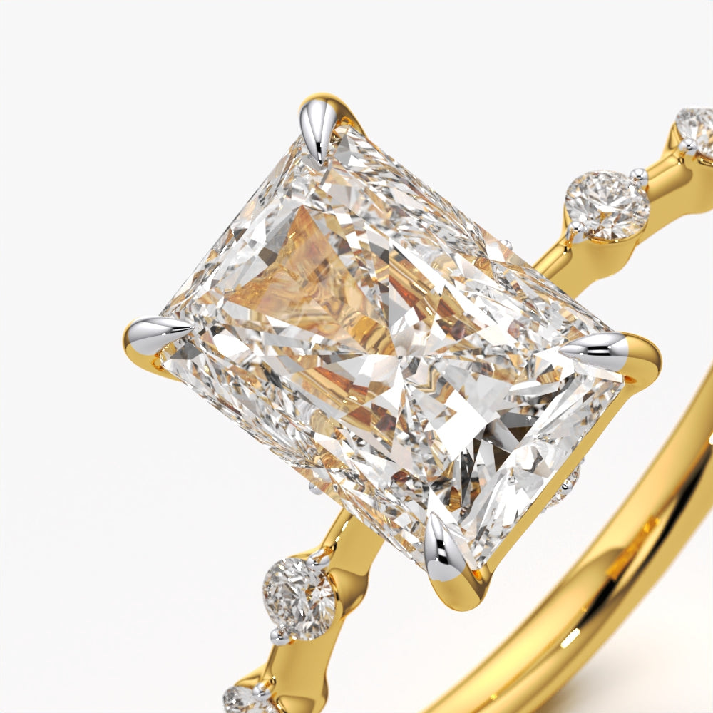 Glow Radiant Droplet Ring