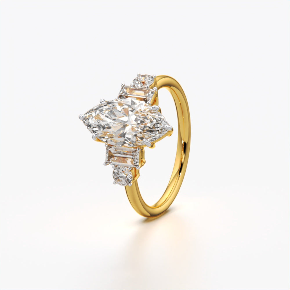 Marquise Elegance Diamond Ring