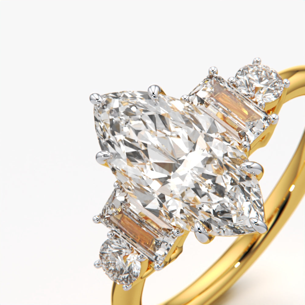 Marquise Elegance Diamond Ring