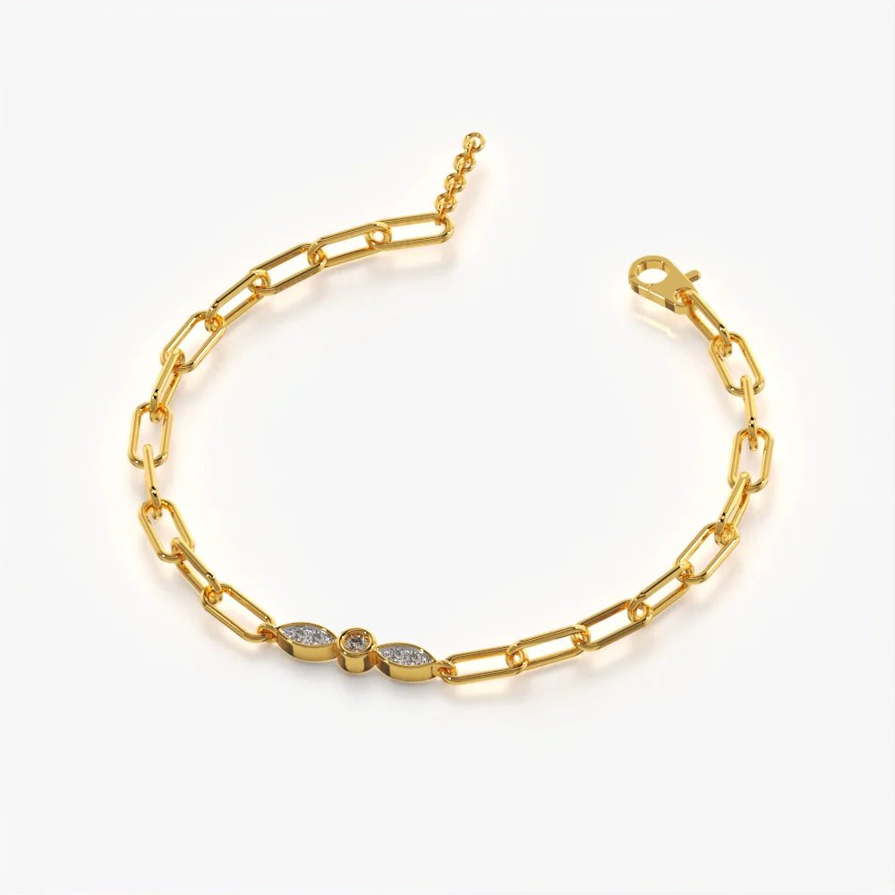 Diamond Harmony Link Bracelet