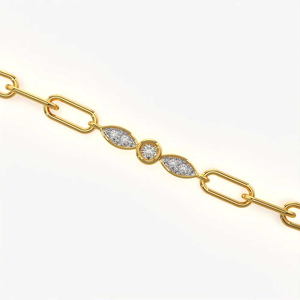 Diamond Harmony Link Bracelet