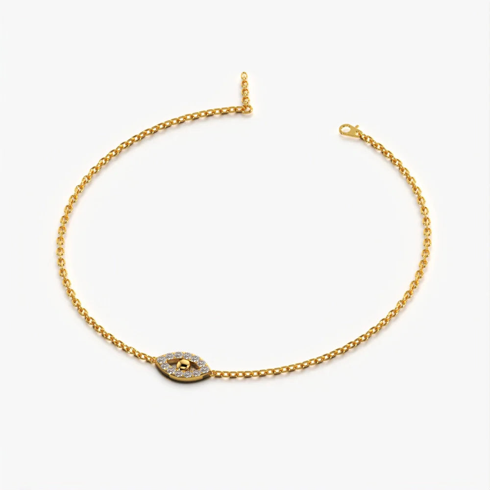 Eye Style Charm Bracelet