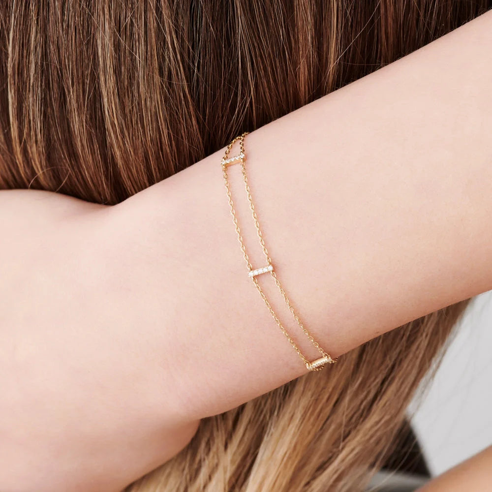 18k Gold Vermeil Chain Bracelet