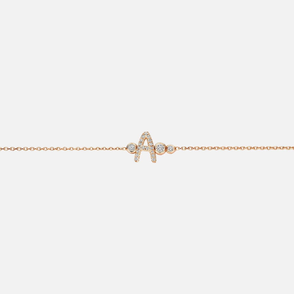 Custom Gold Vermeil Initial Bracelet