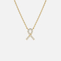 18k Gold Vermeil Ribbon Necklace