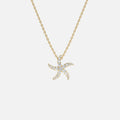 18k Gold Vermeil Starfish Necklace