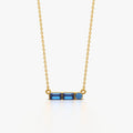 Blue Diamond Necklace
