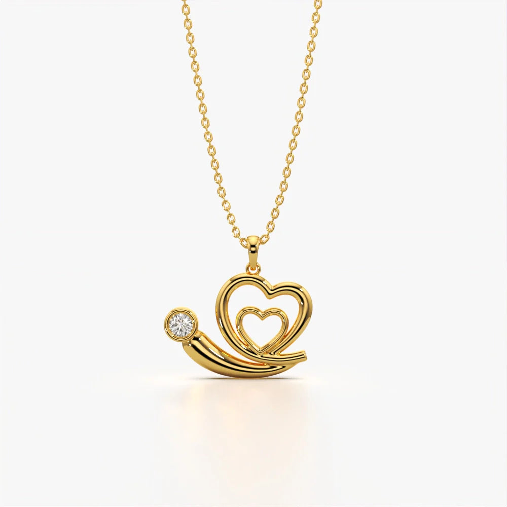 Double Heart Pendant