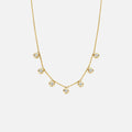 Bezel-Set Necklace in 18K Gold Vermeil