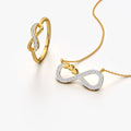 18K Gold Vermeil Infinity Spark Combo Set