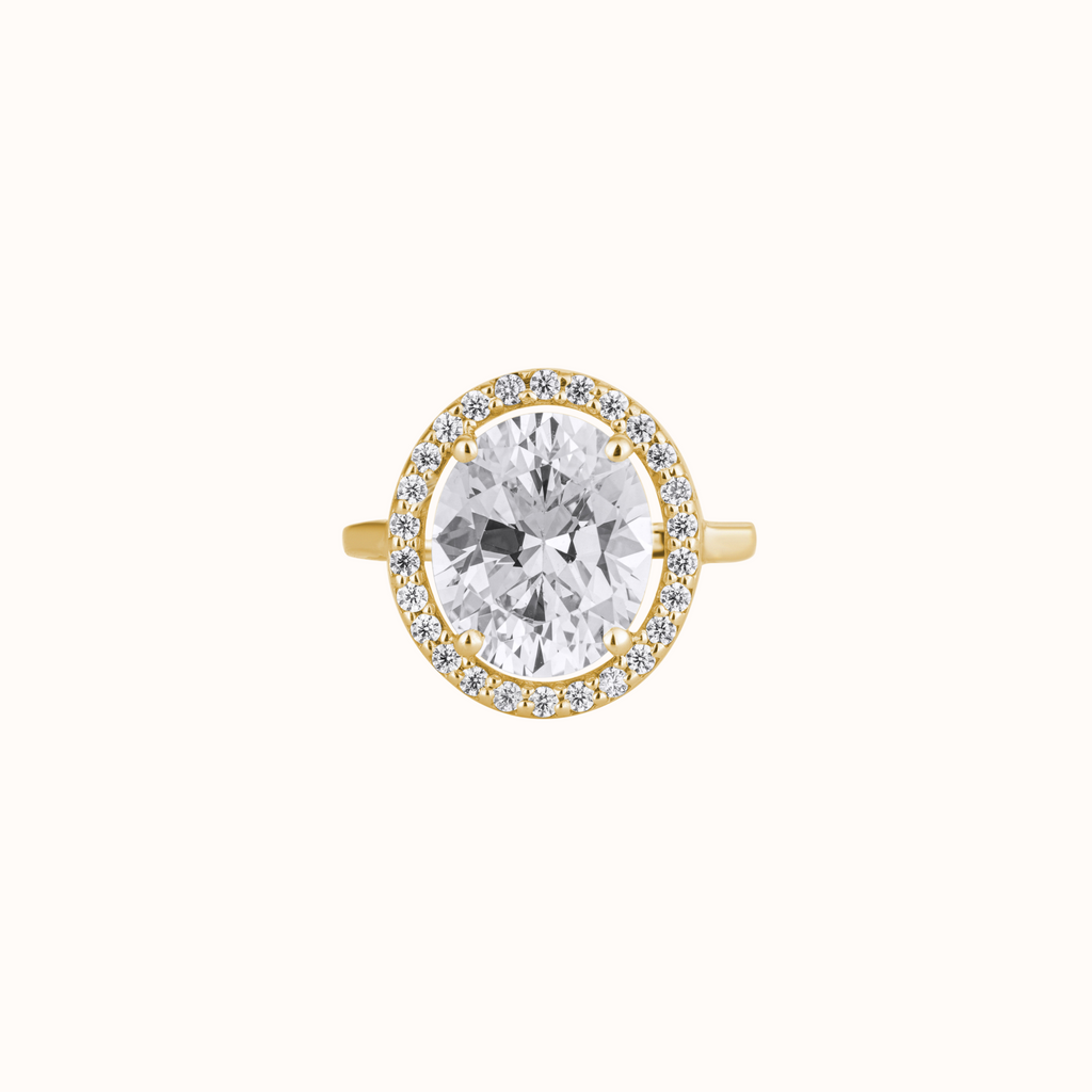 Timeless Halo Sparkle Ring