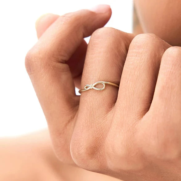 Delicate Ribbon Ring