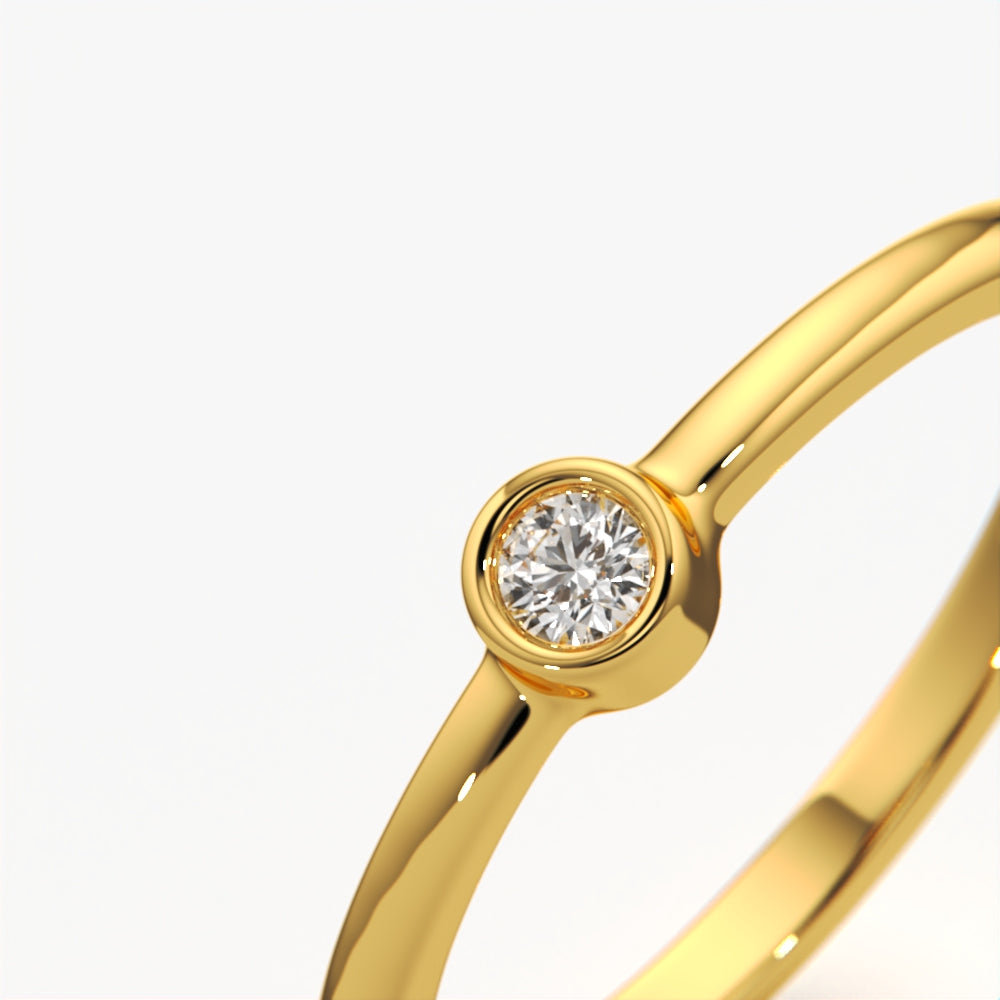 Round Diamond Solitaire Ring