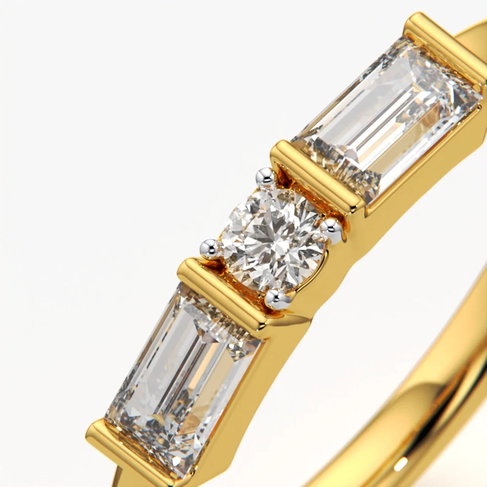 Classic Three Stone Ring