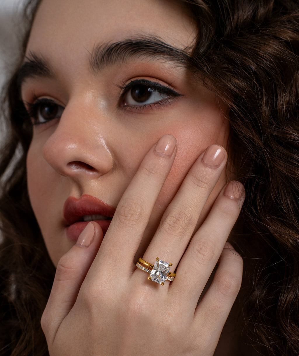 Radiant Sparkle Ring Set