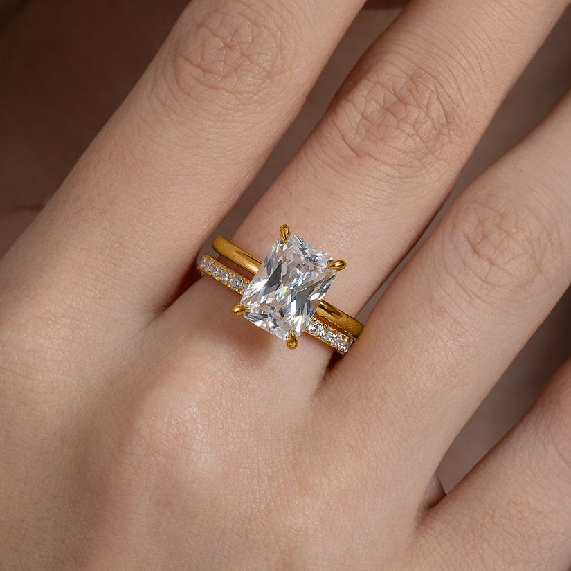 Radiant Sparkle Ring Set