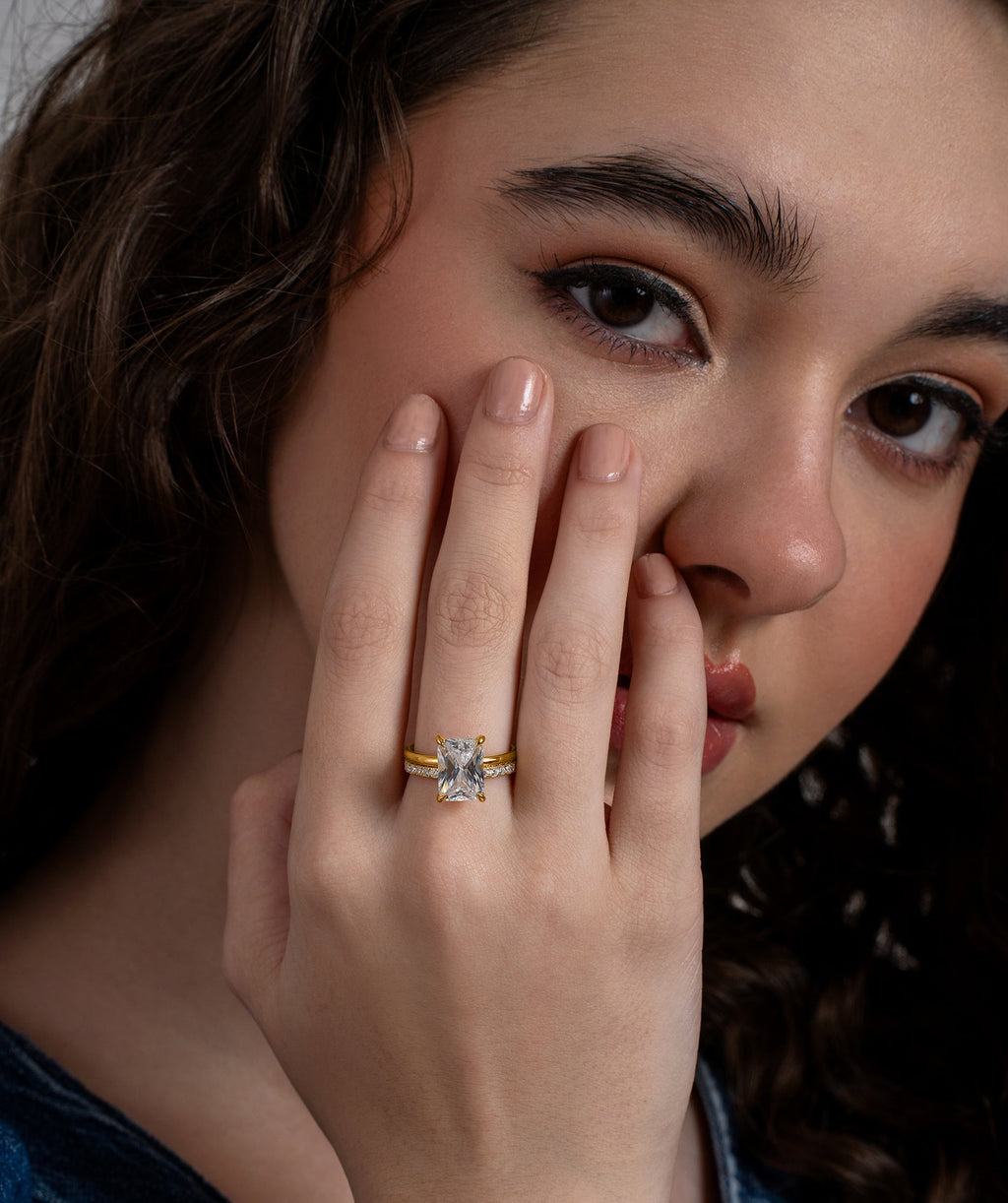 Radiant Sparkle Ring Set