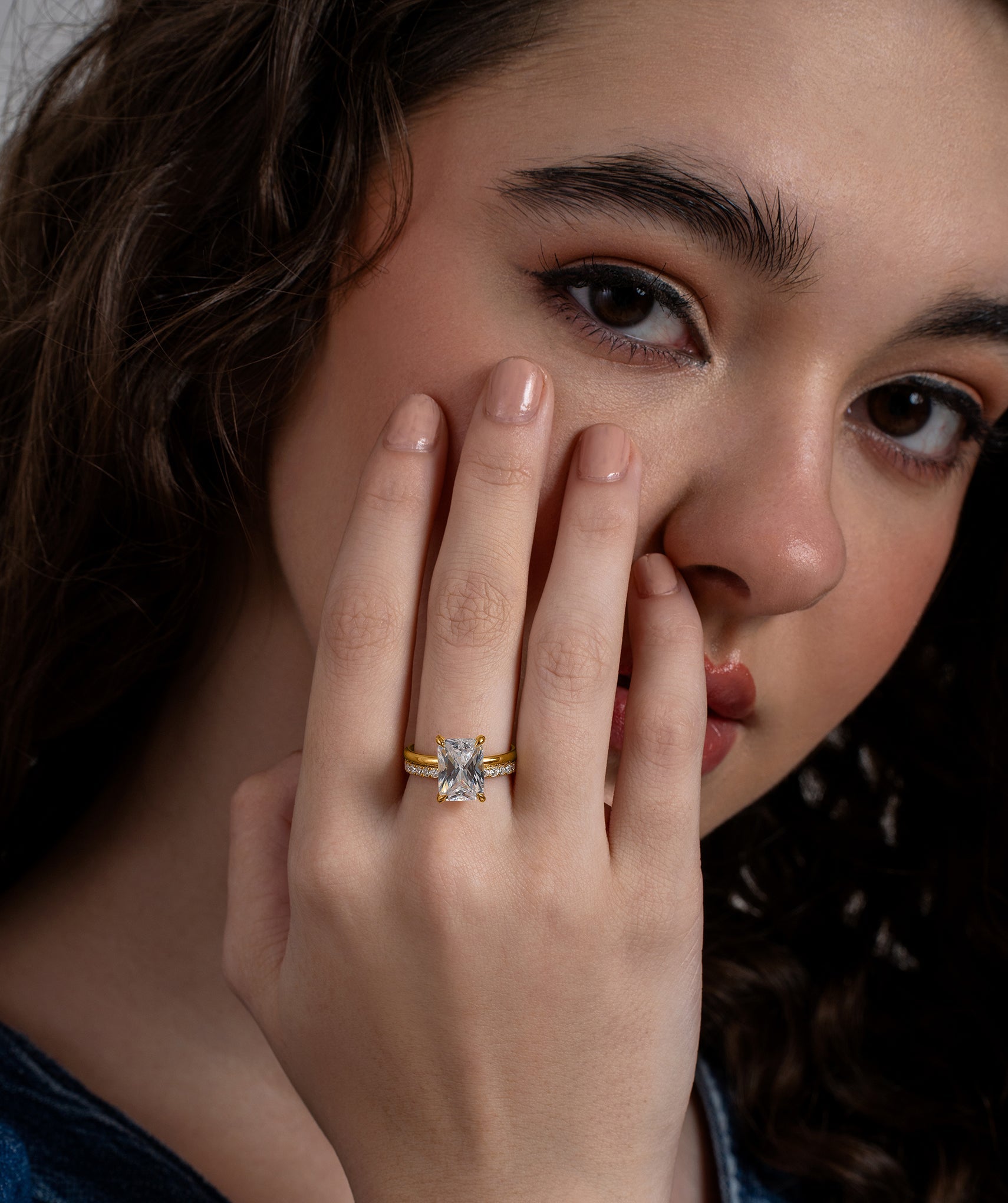 Radiant Sparkle Ring Set