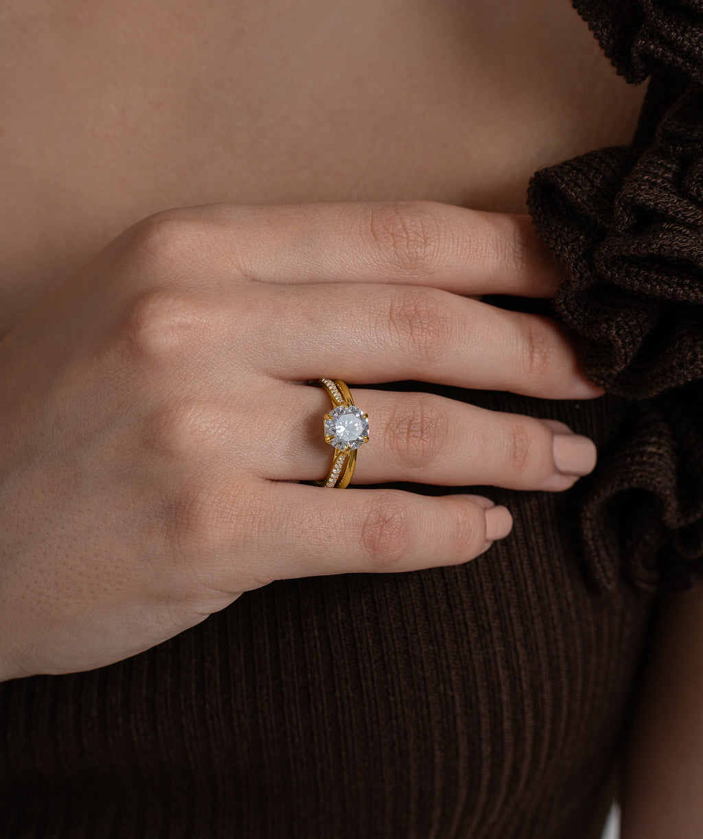 Round Harmony Ring Set