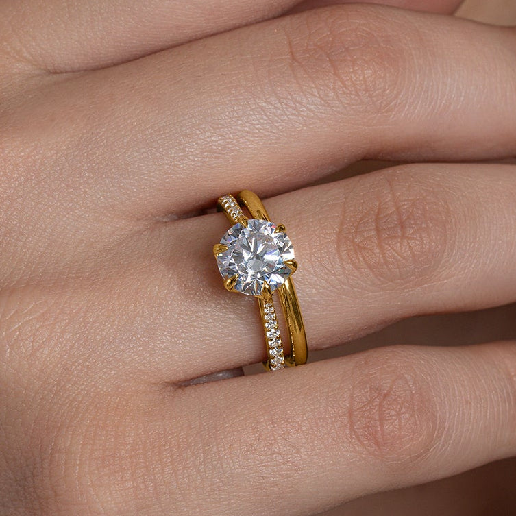 Round Harmony Ring Set