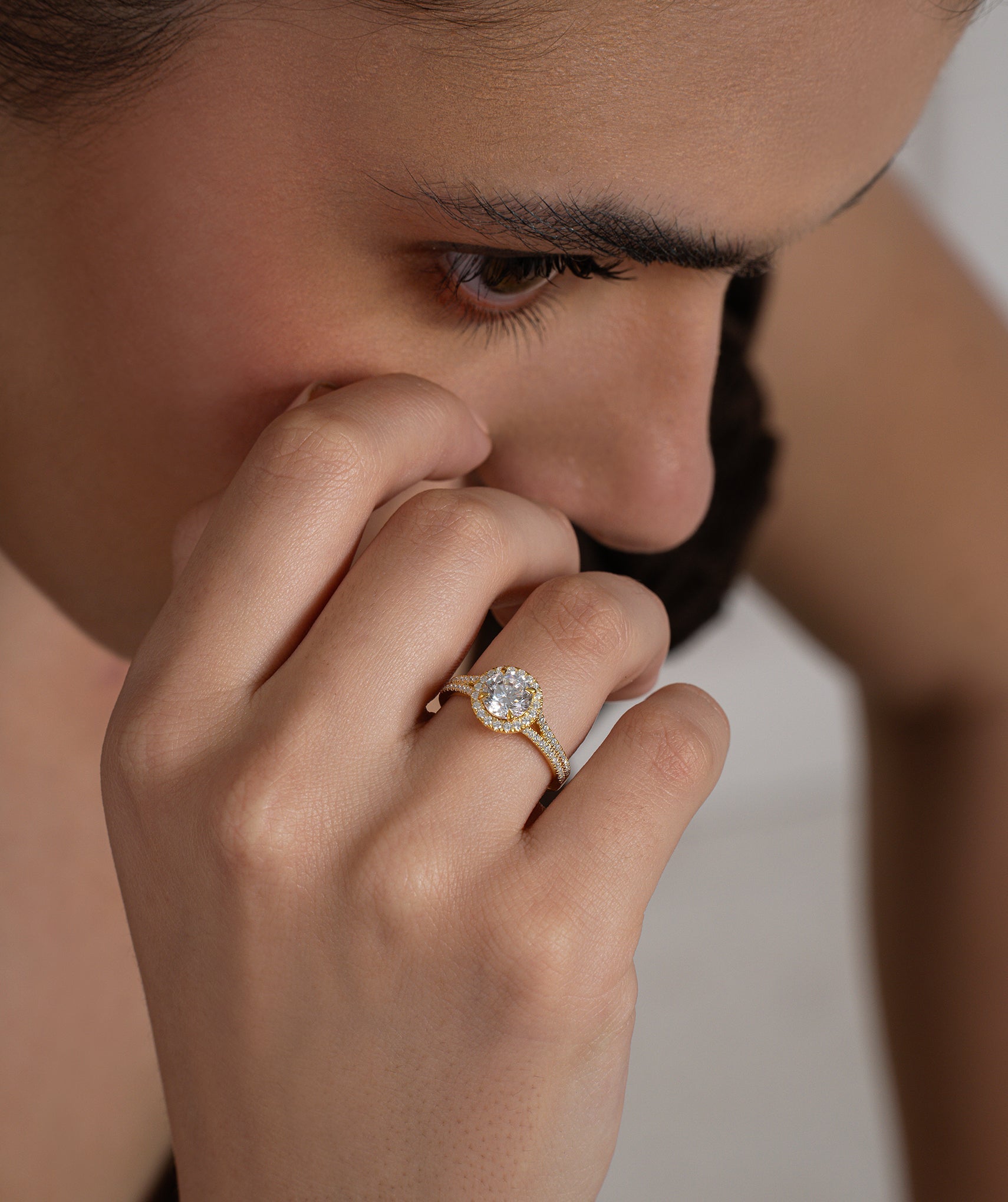 Radiant Halo Splendor Ring