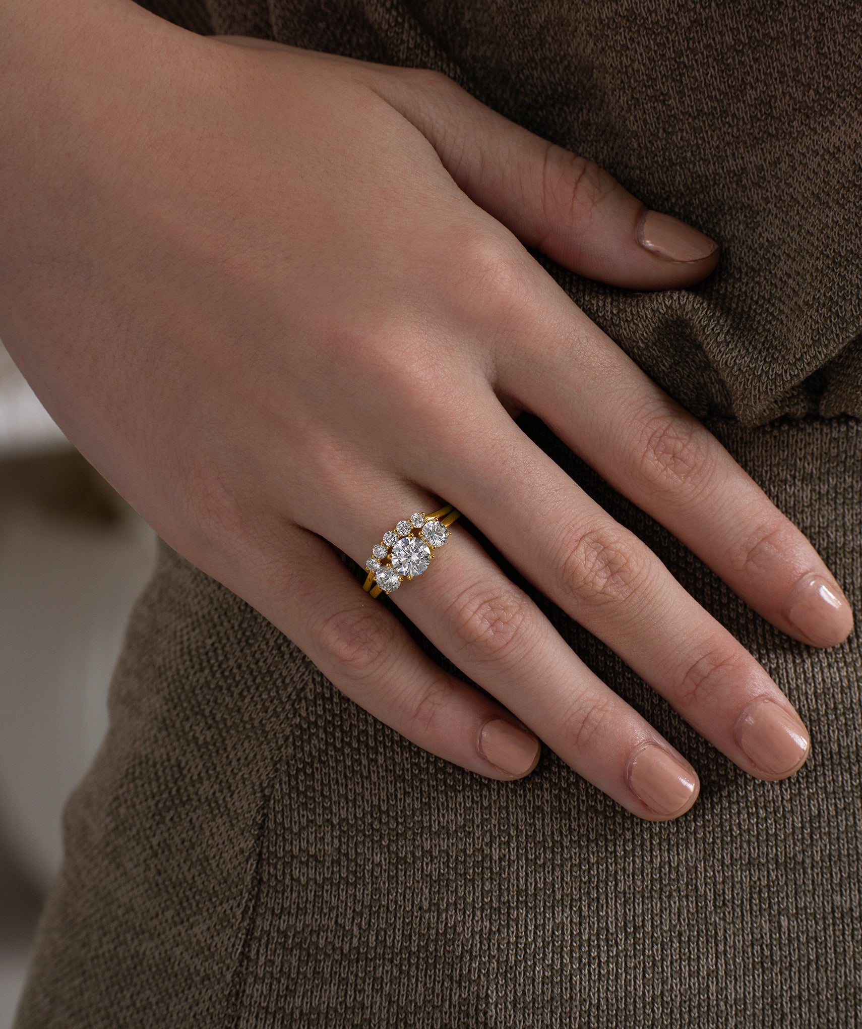 Classic Diamond Duo Ring Set