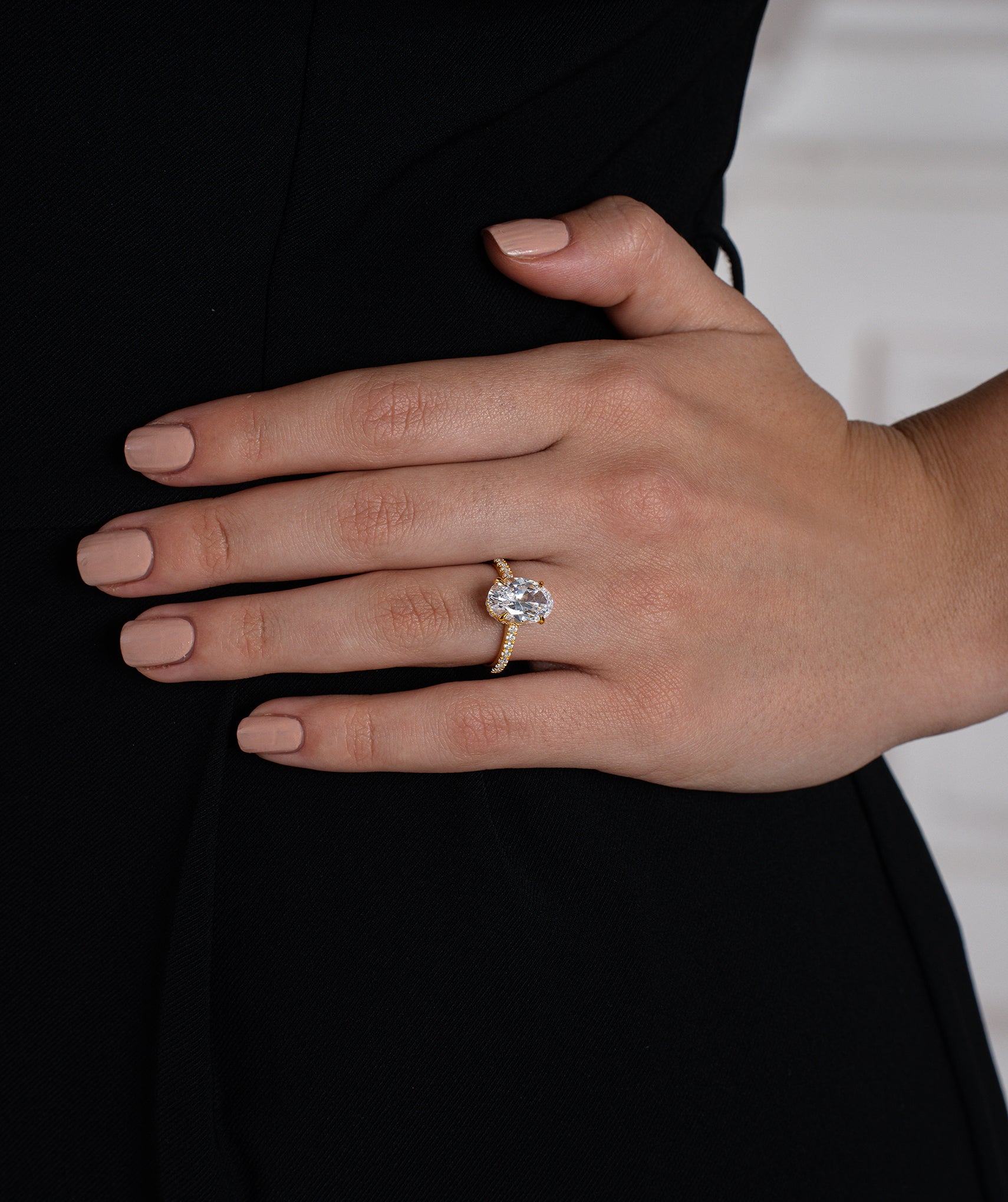 Eternal Spark Oval Diamond Ring