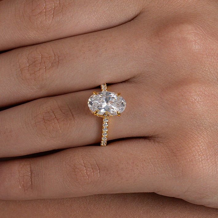 Eternal Spark Oval Diamond Ring
