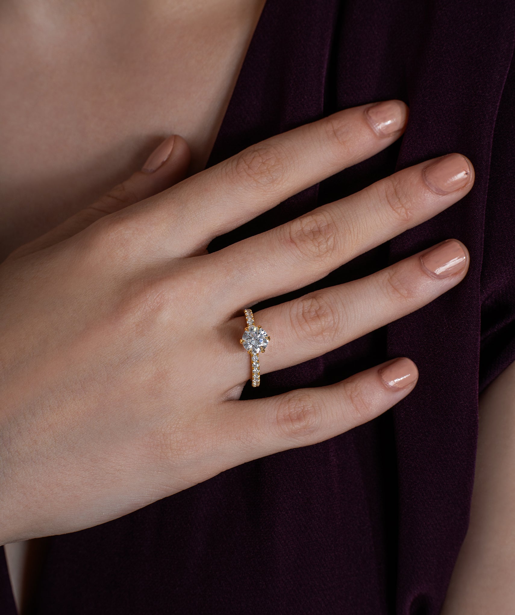 Eternal Spark Round Diamond Ring