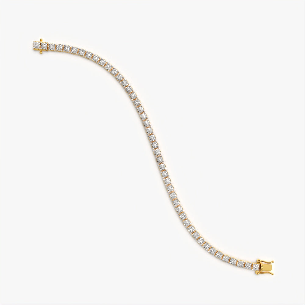 Round Diamond Tennis Bracelet
