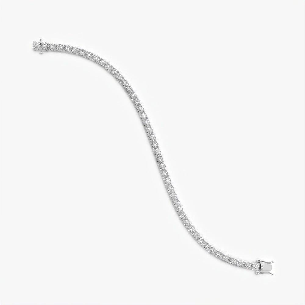 Round Diamond Tennis Bracelet
