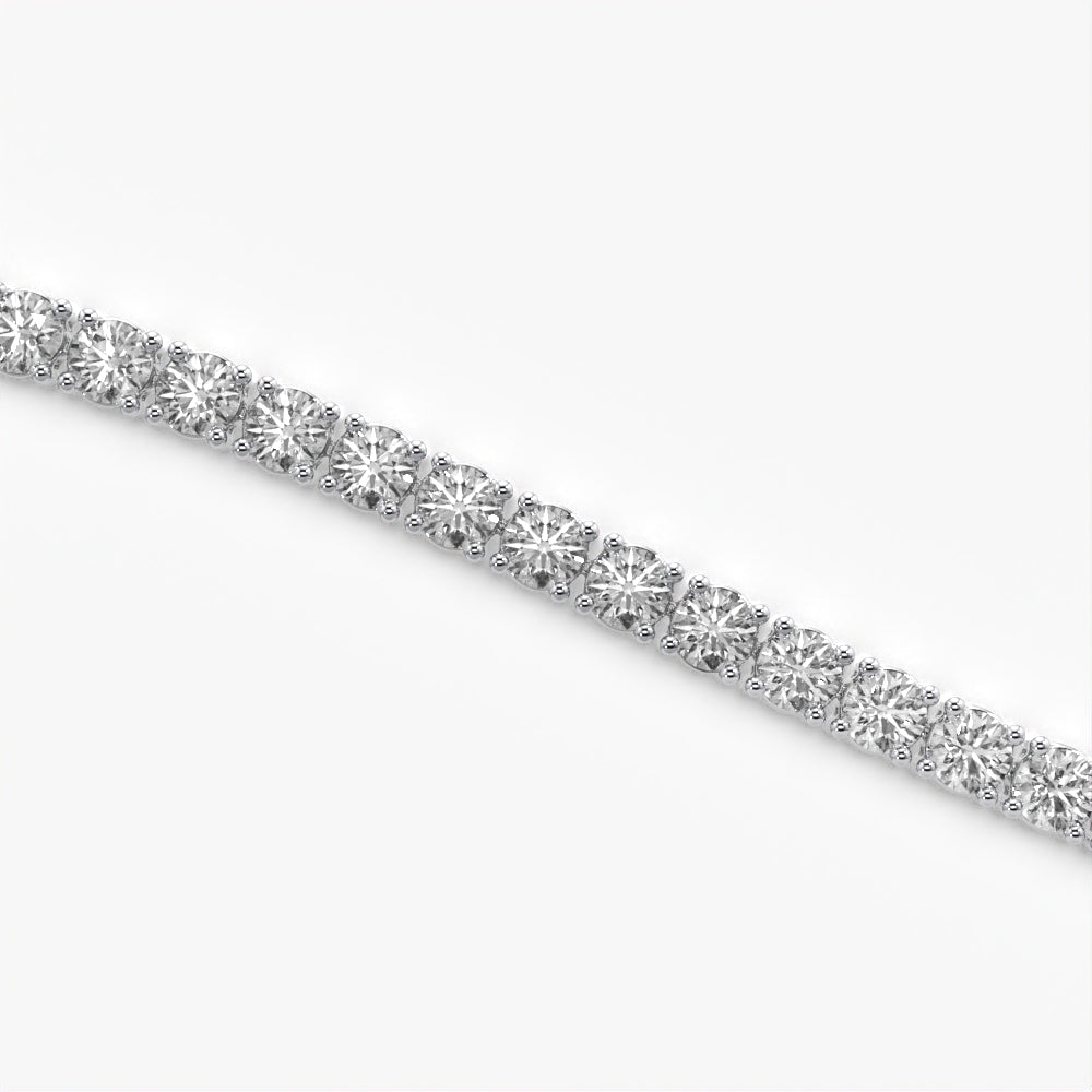 Round Diamond Tennis Bracelet