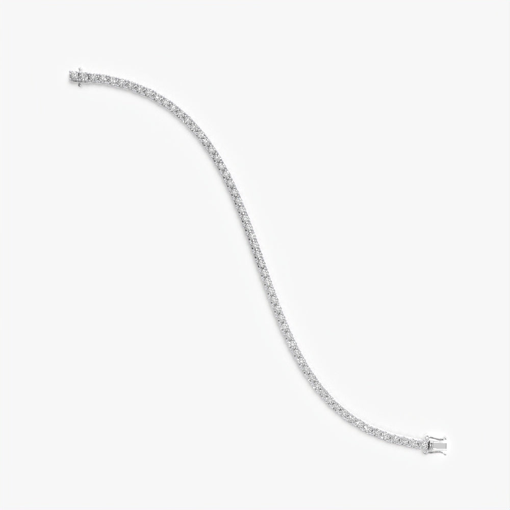 Round Diamond Tennis Bracelet