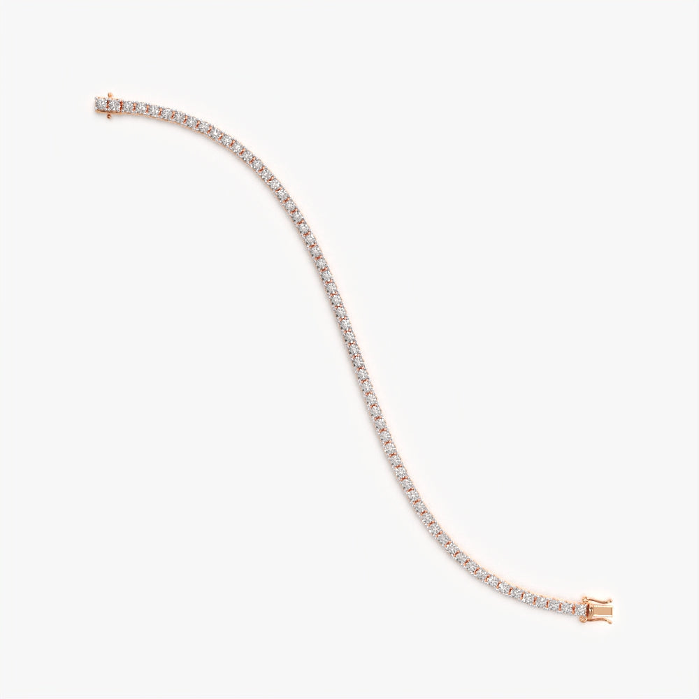 Round Diamond Tennis Bracelet