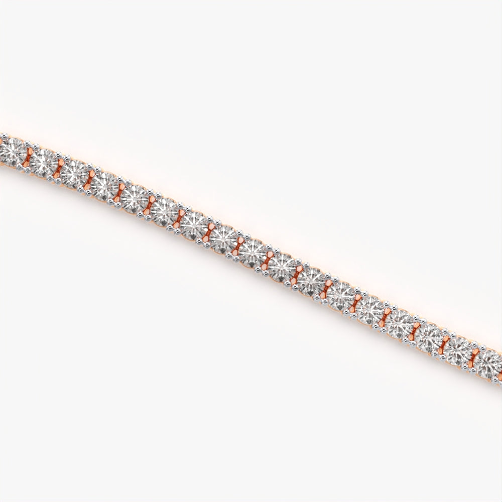 Round Diamond Tennis Bracelet