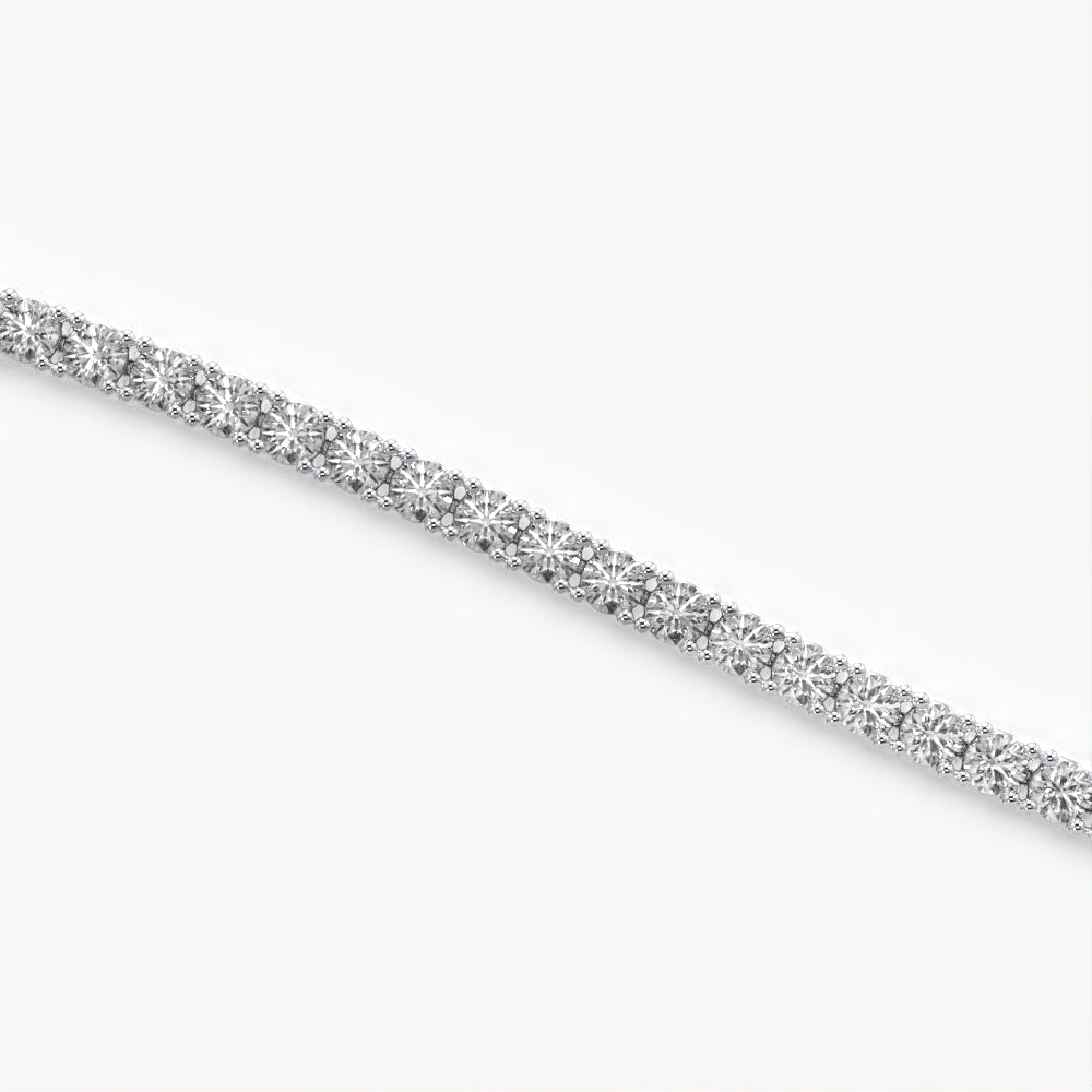 Round Diamond Tennis Bracelet