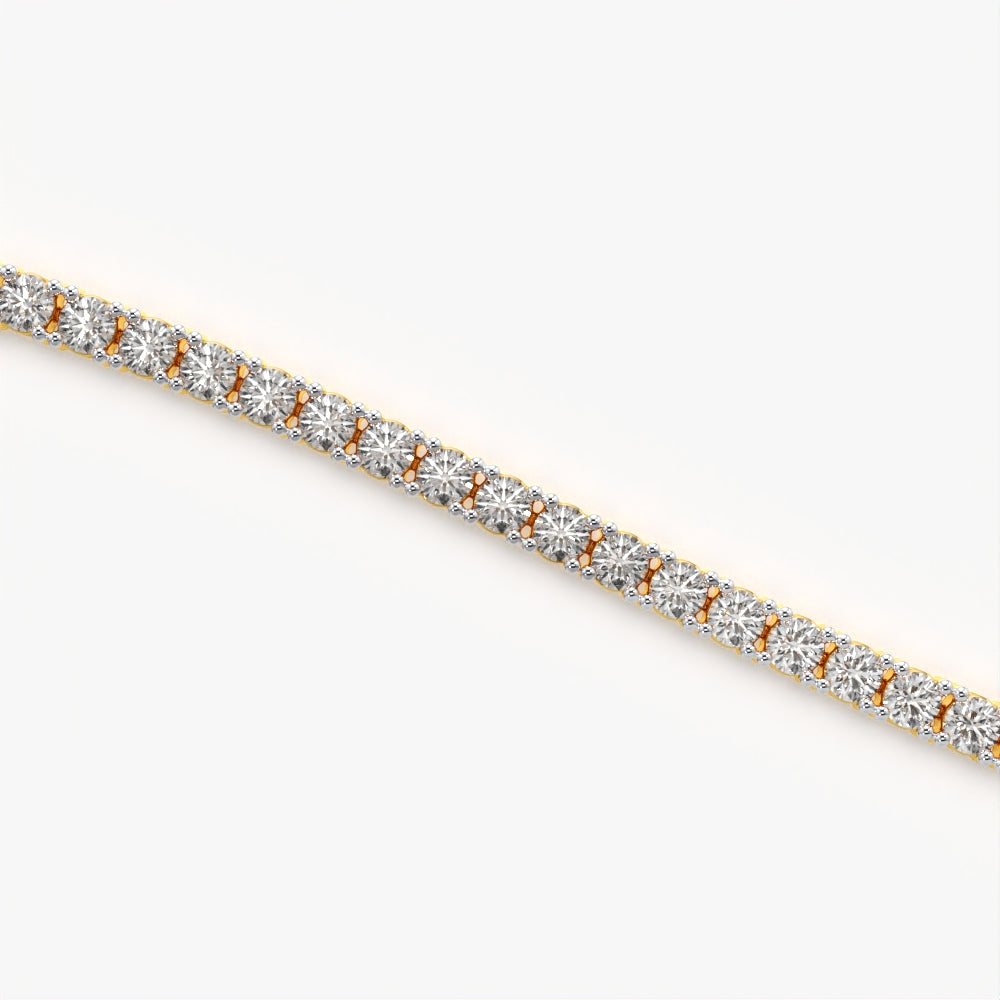 Round Diamond Tennis Bracelet