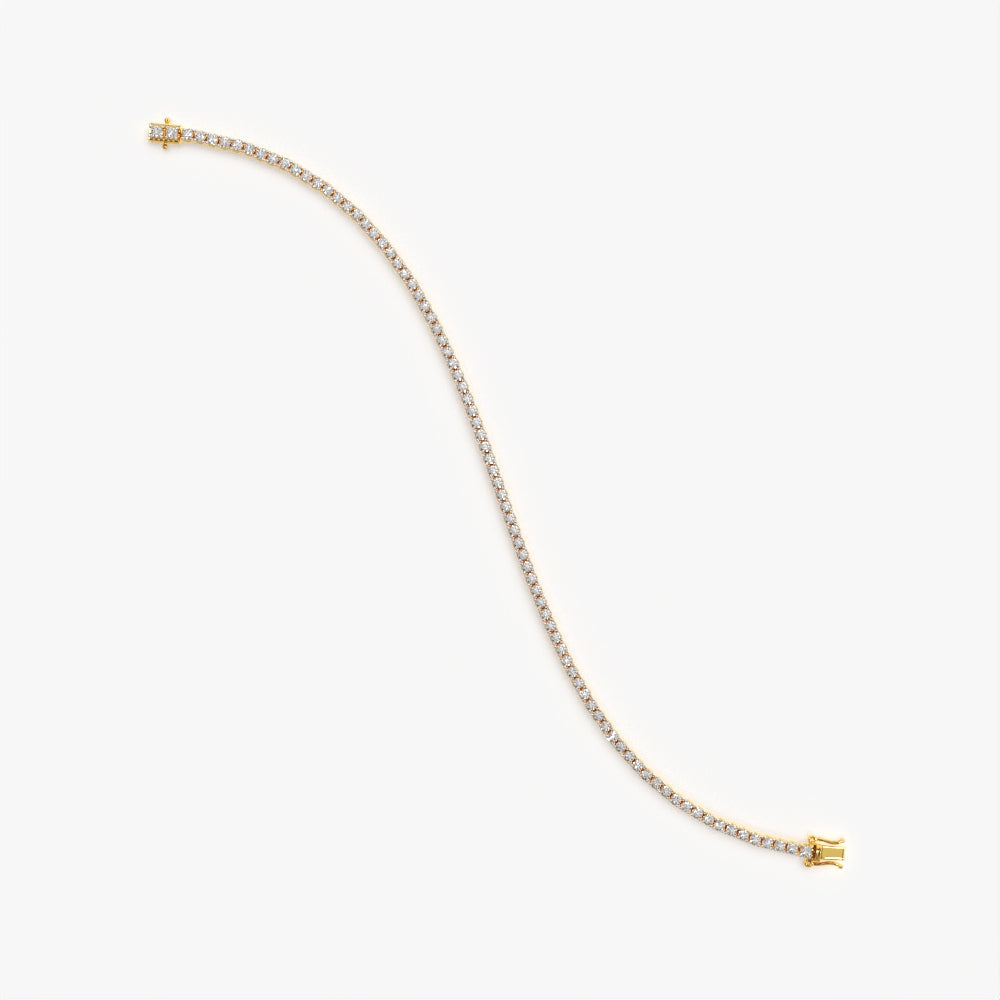 Round Diamond Tennis Bracelet