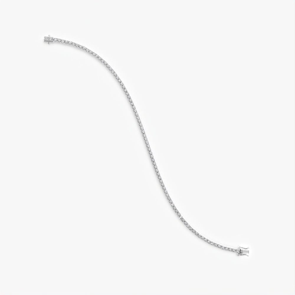 Round Diamond Tennis Bracelet