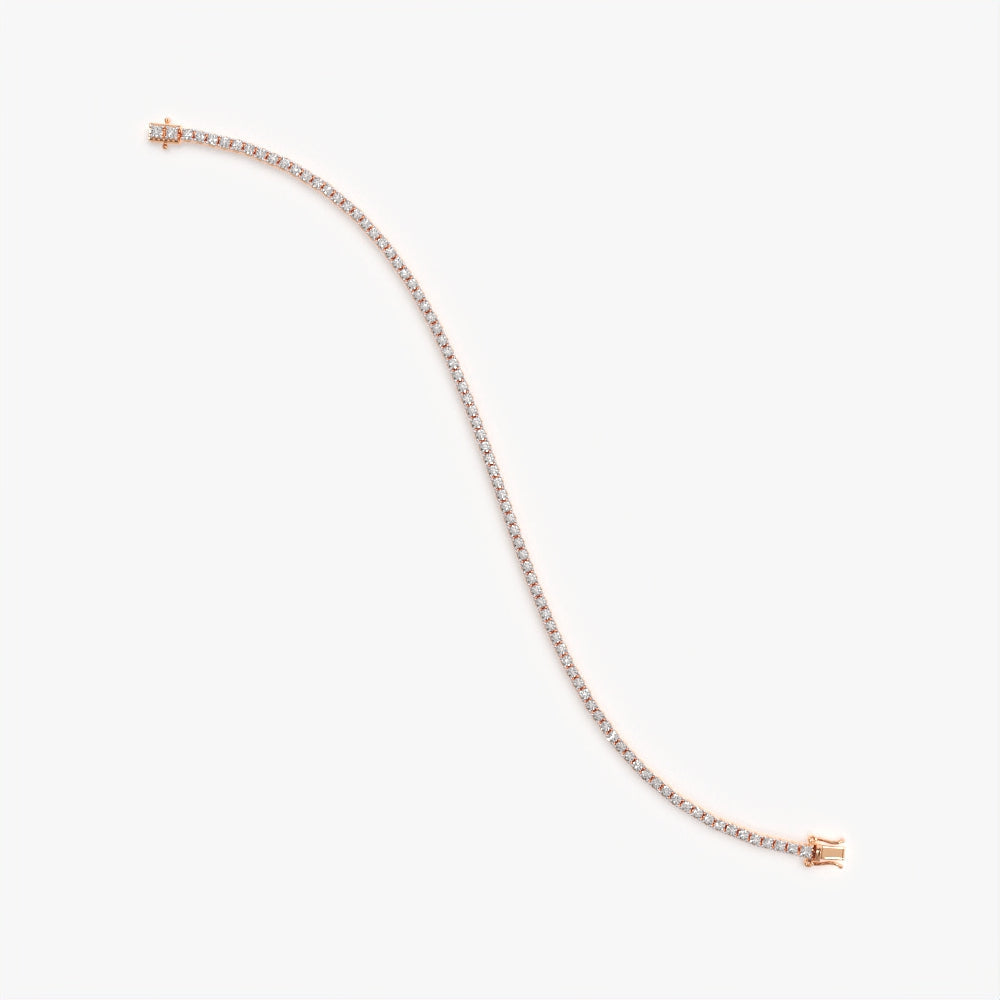 Round Diamond Tennis Bracelet