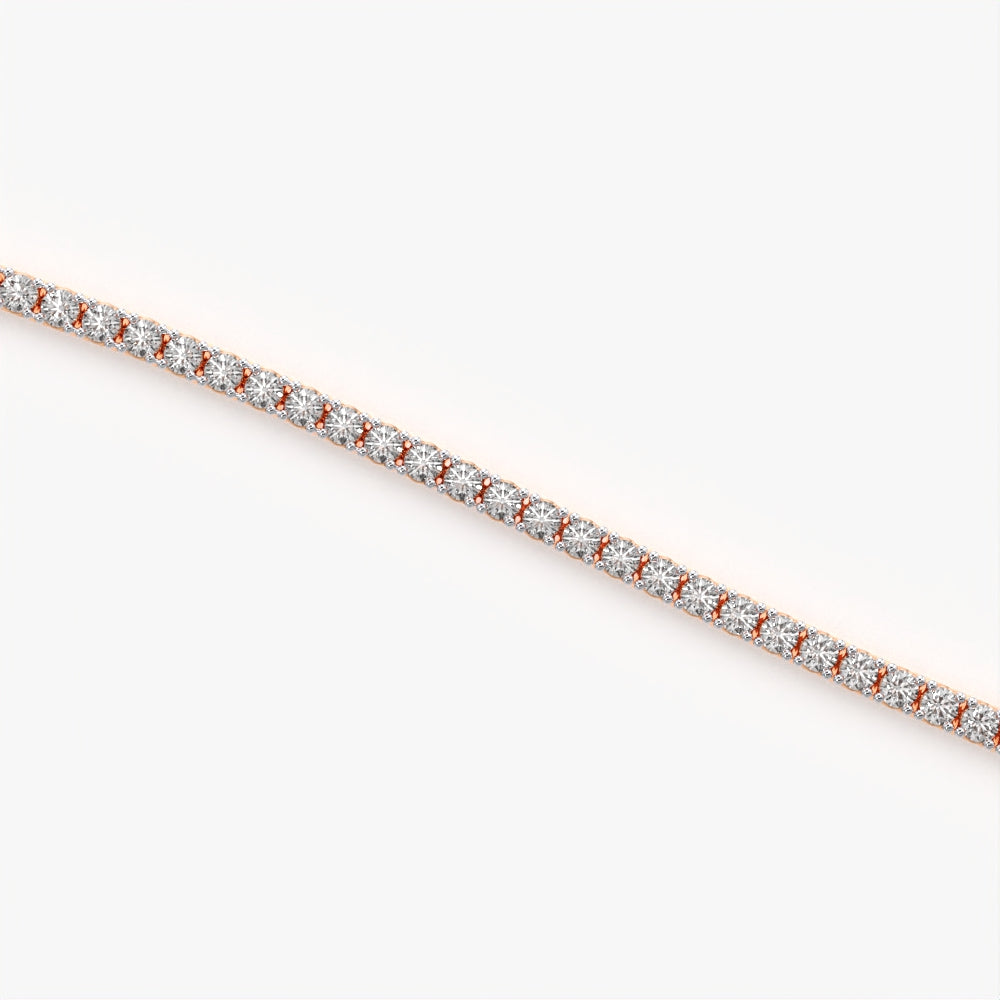 Round Diamond Tennis Bracelet